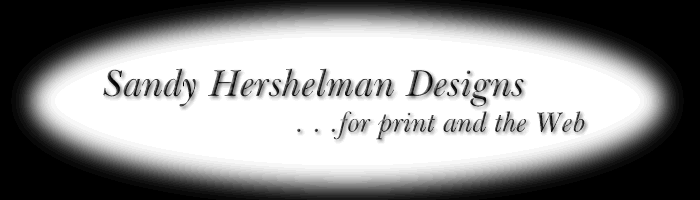 Sandy Hershelman Designs for print and the Web